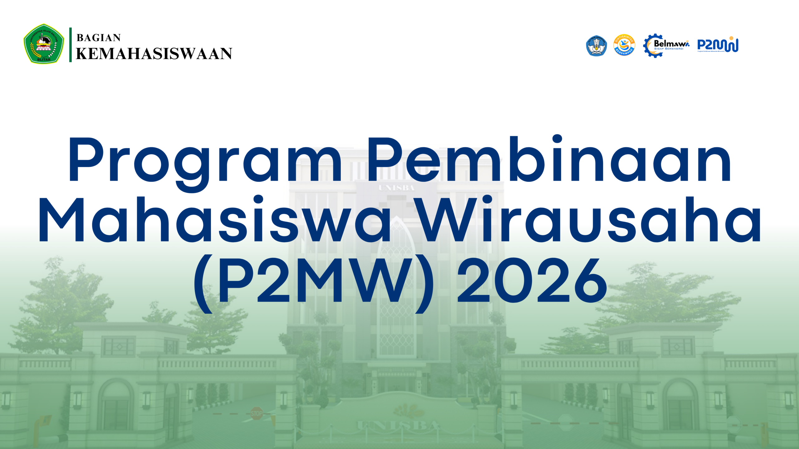 Panduan Program Pembinaan Mahasiswa Wirausaha (P2MW) 2026